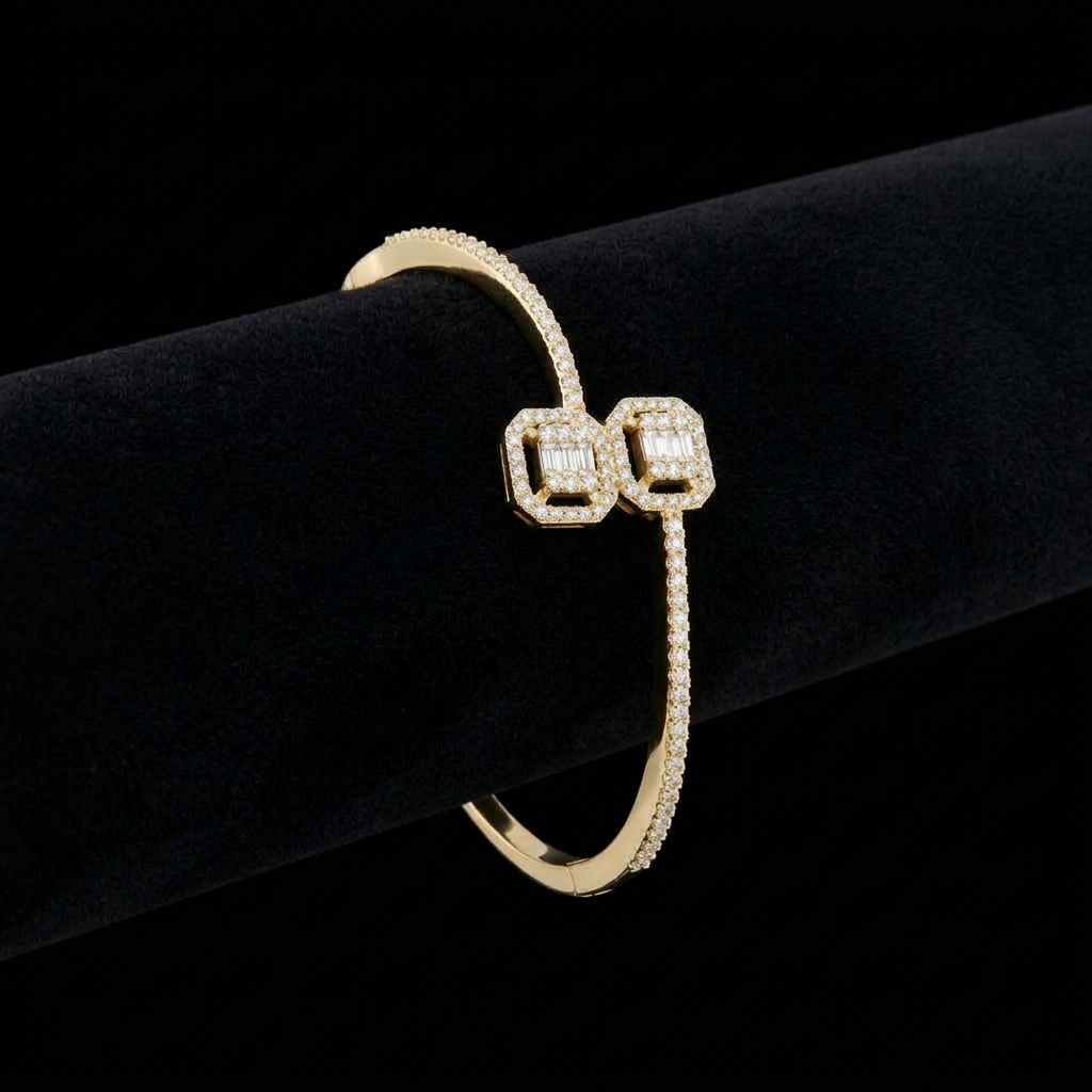 Baguette Bypass Bangle