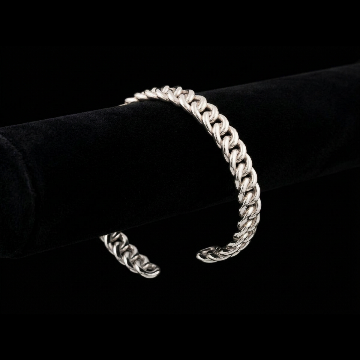 Curb Link Cuff Bracelet