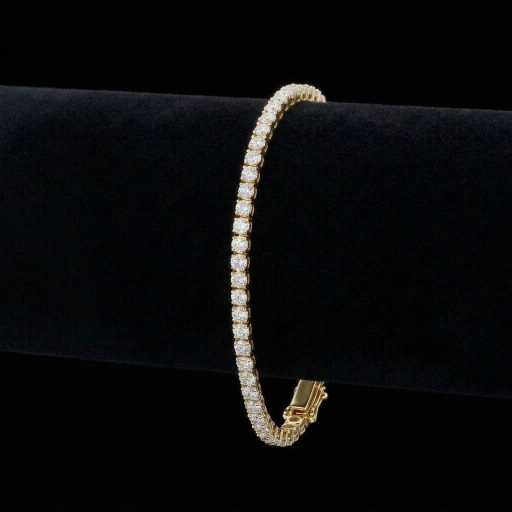 Cushion Cut Tennis Bracelet