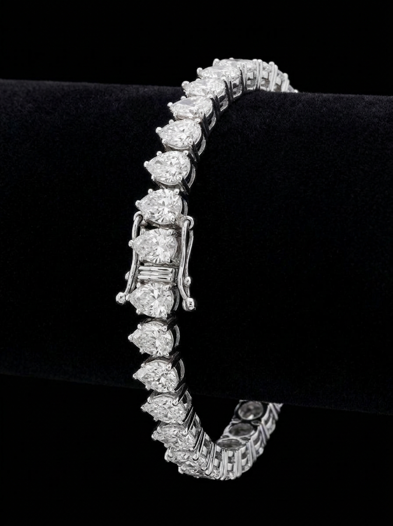 Pear Cut Tennis Bracelet