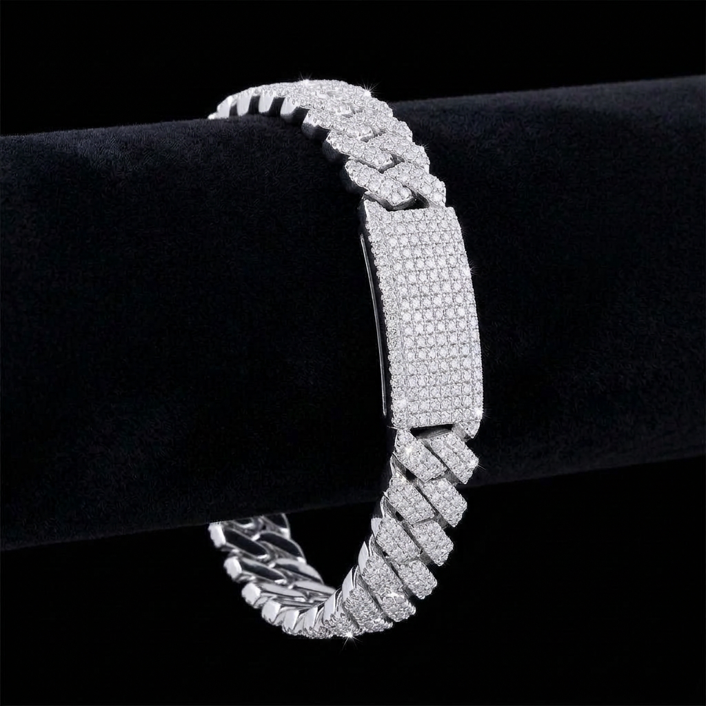 Iced Prong Cuban Bracelet