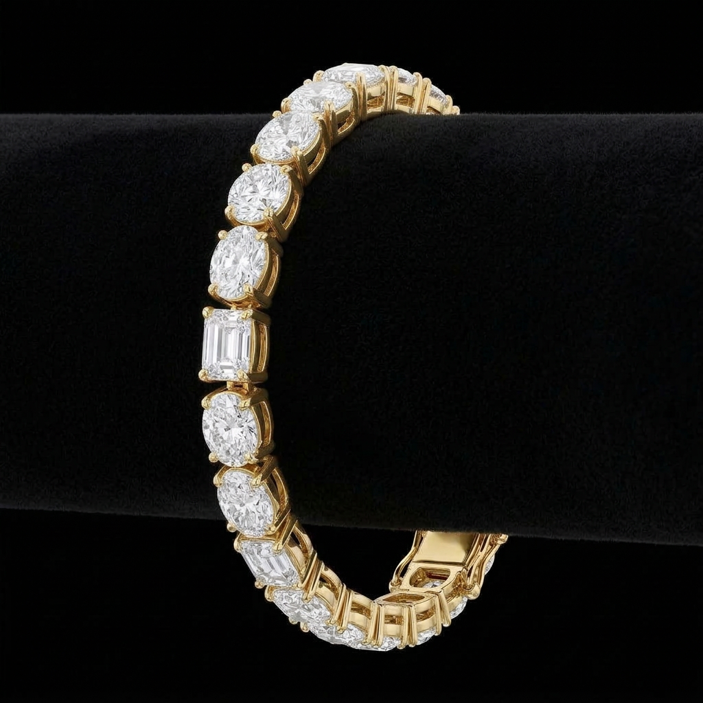 Multi Shape Tennis Bracelet