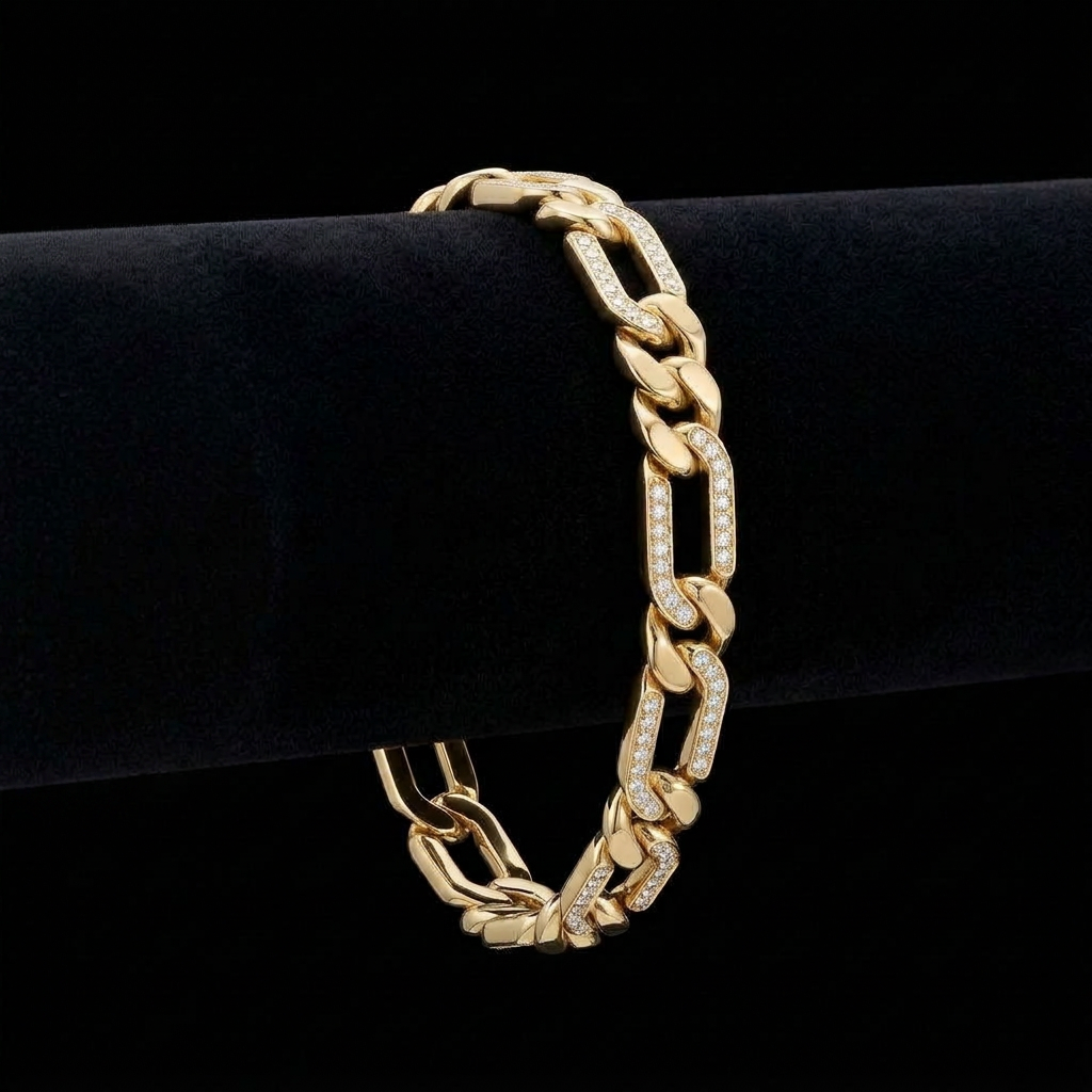 Pavé Figaro Bracelet