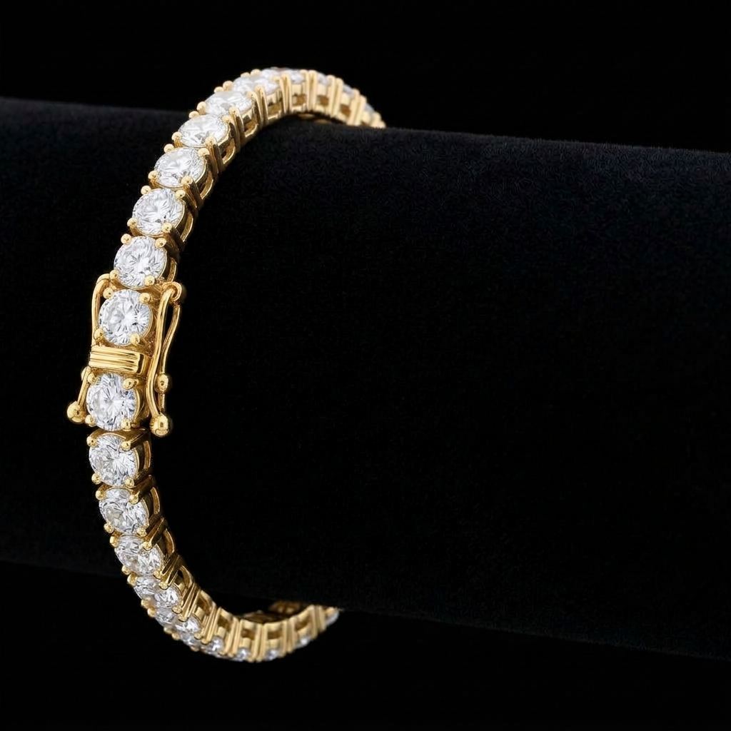 Tall Prong Tennis Bracelet
