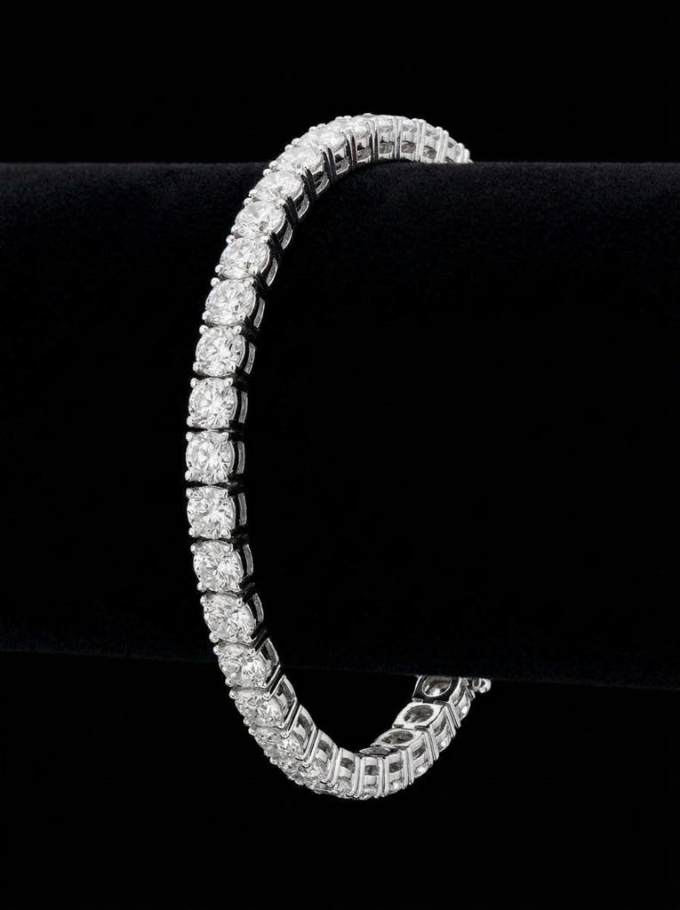 Three-Prong Tennis Bracelet