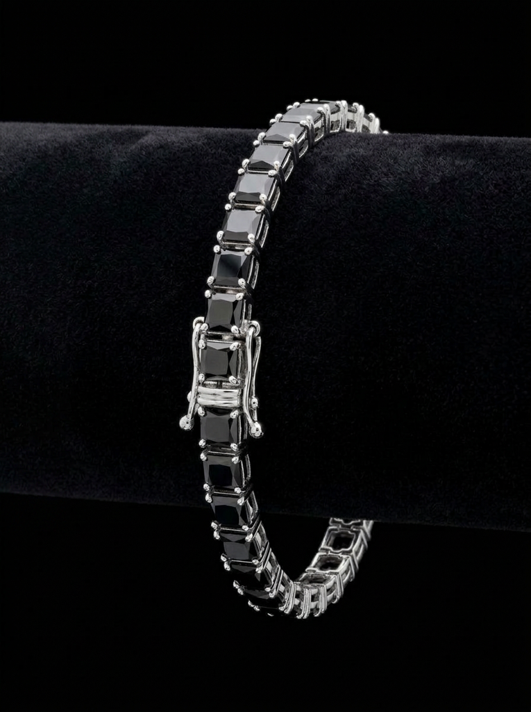 Black Princess Tennis Bracelet