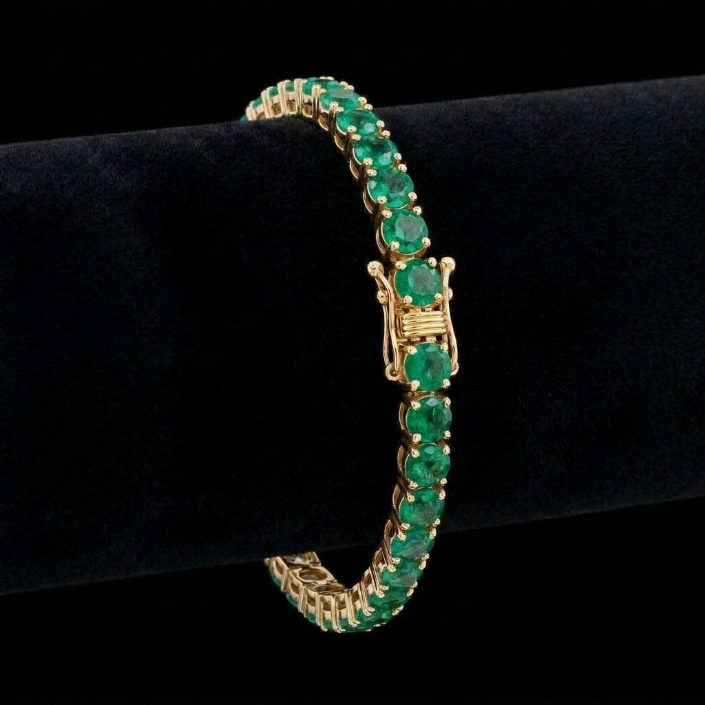 Emerald Tennis Bracelet