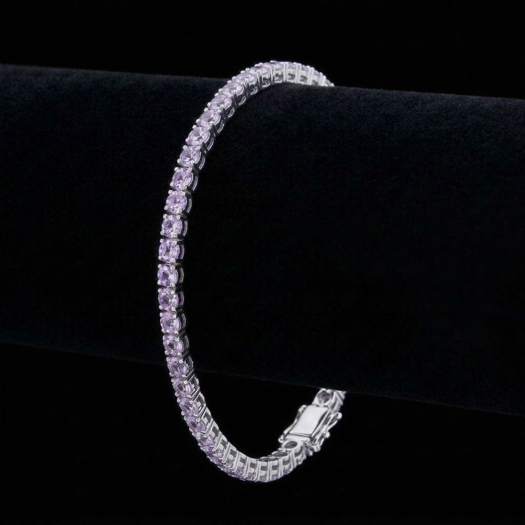 Lavender Tennis Bracelet
