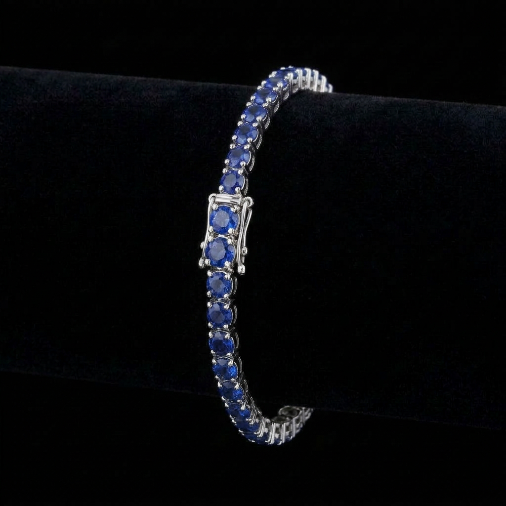 Royal Sapphire Tennis Bracelet
