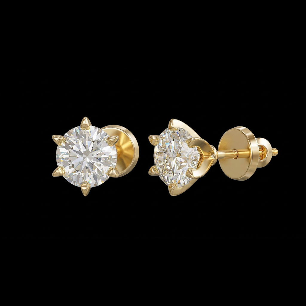 Martini Solitaire Studs