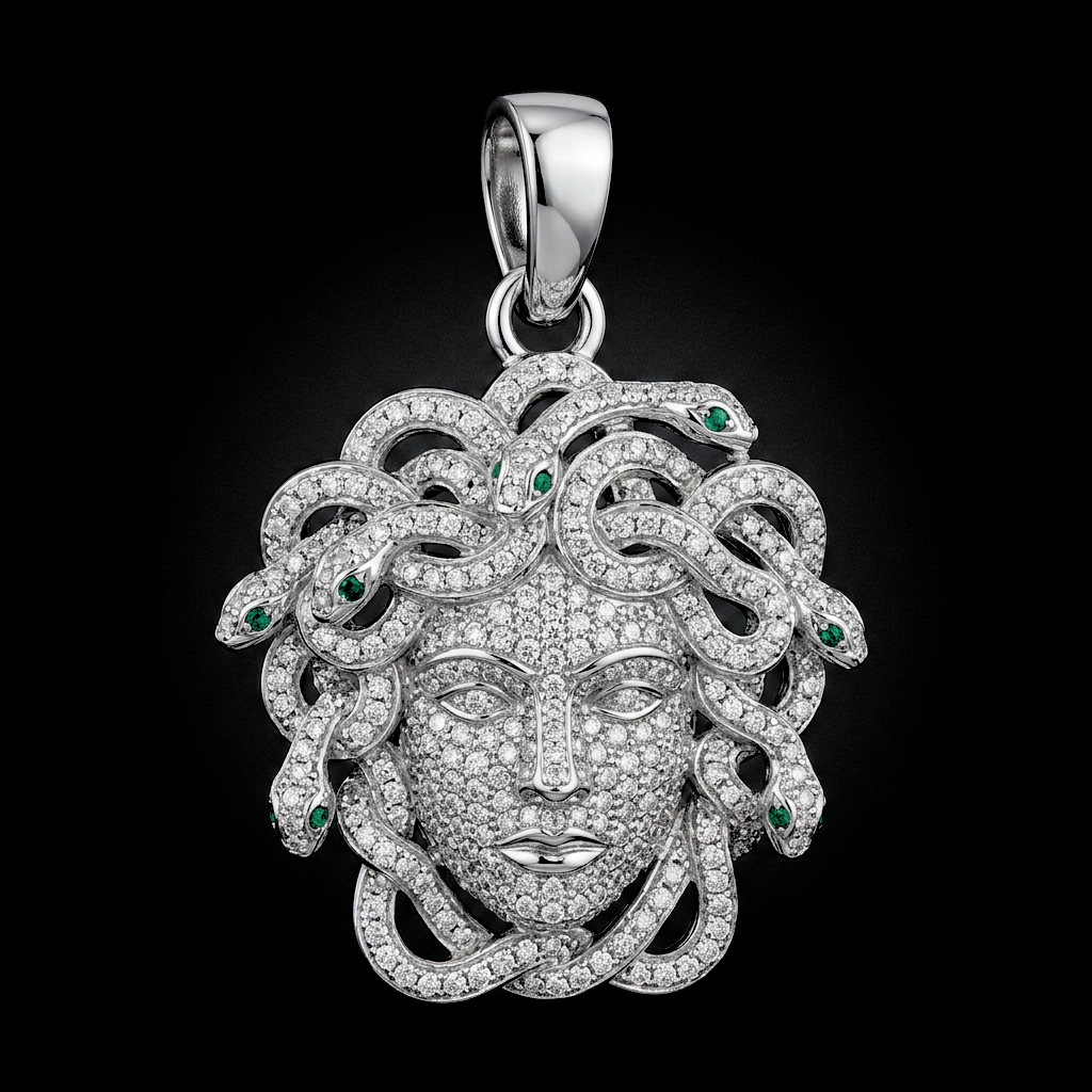 Medusa Head Pendant
