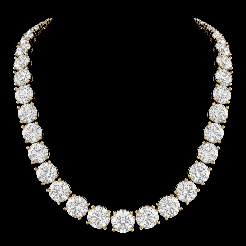 80 Pointer Tennis Necklace