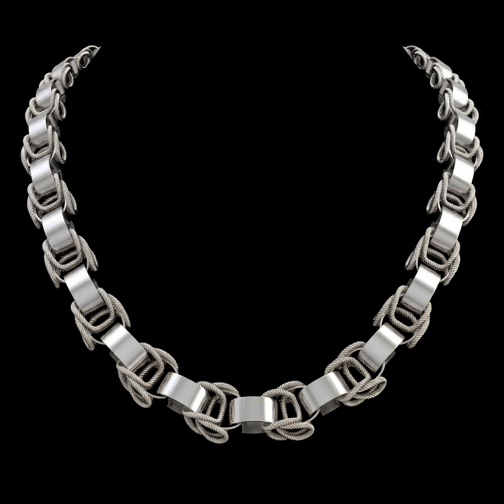 Rope-Wrapped Link Chain