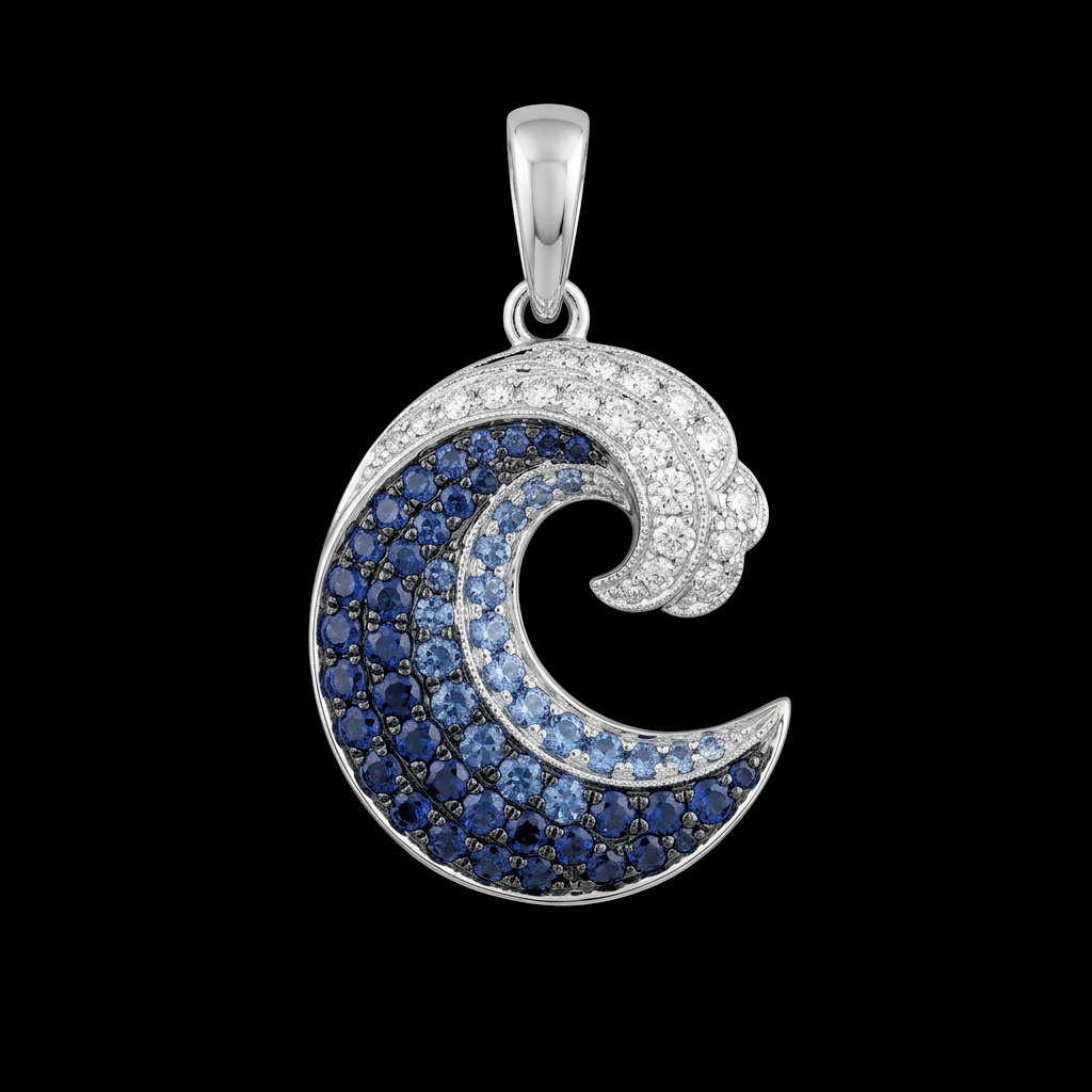 Cresting Wave Pendant