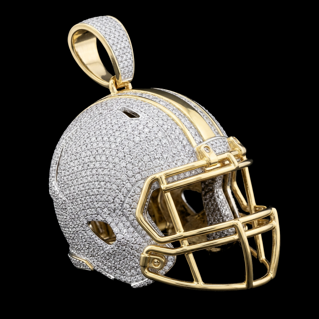 Football Helmet Pendant