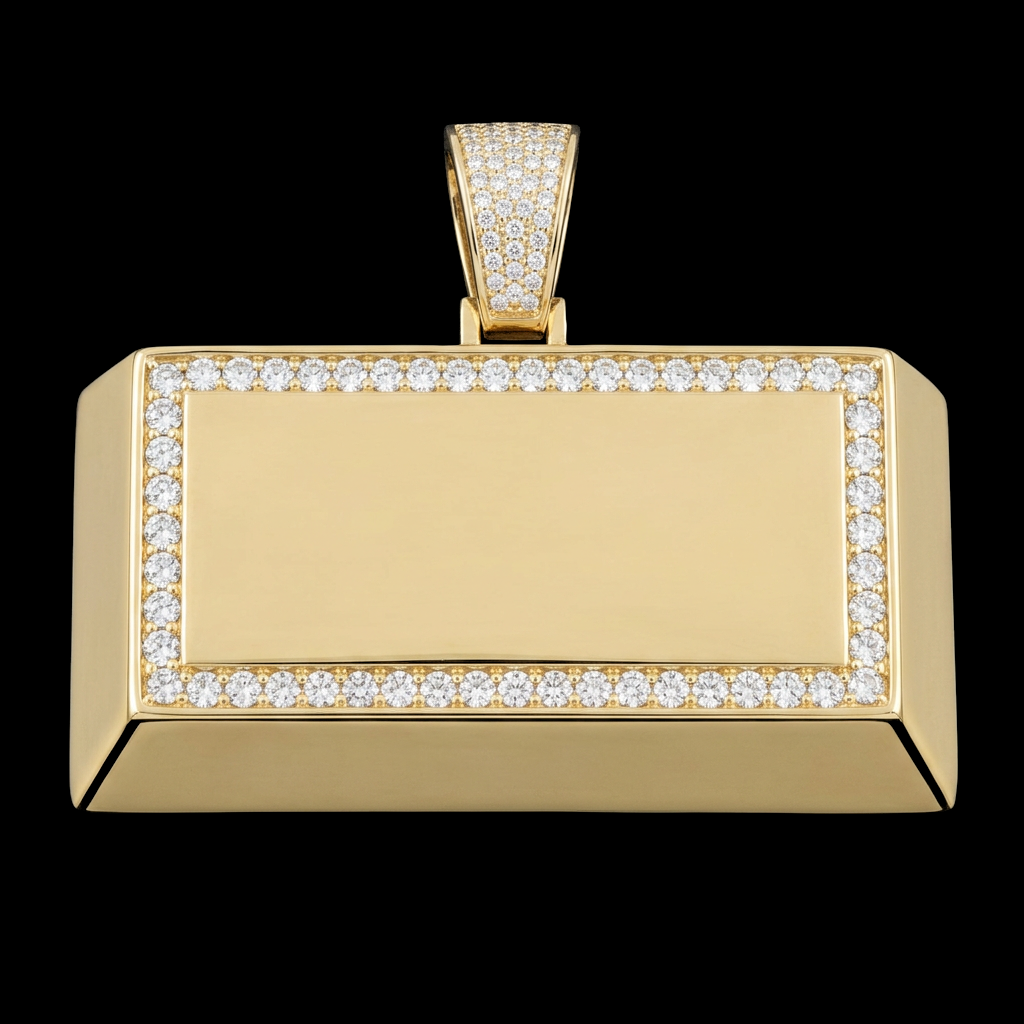 Gold Bar Pendant