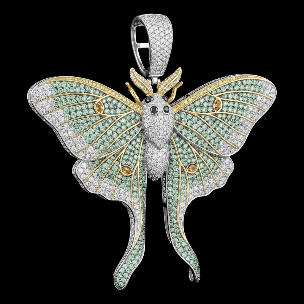 Luna Moth Pendant