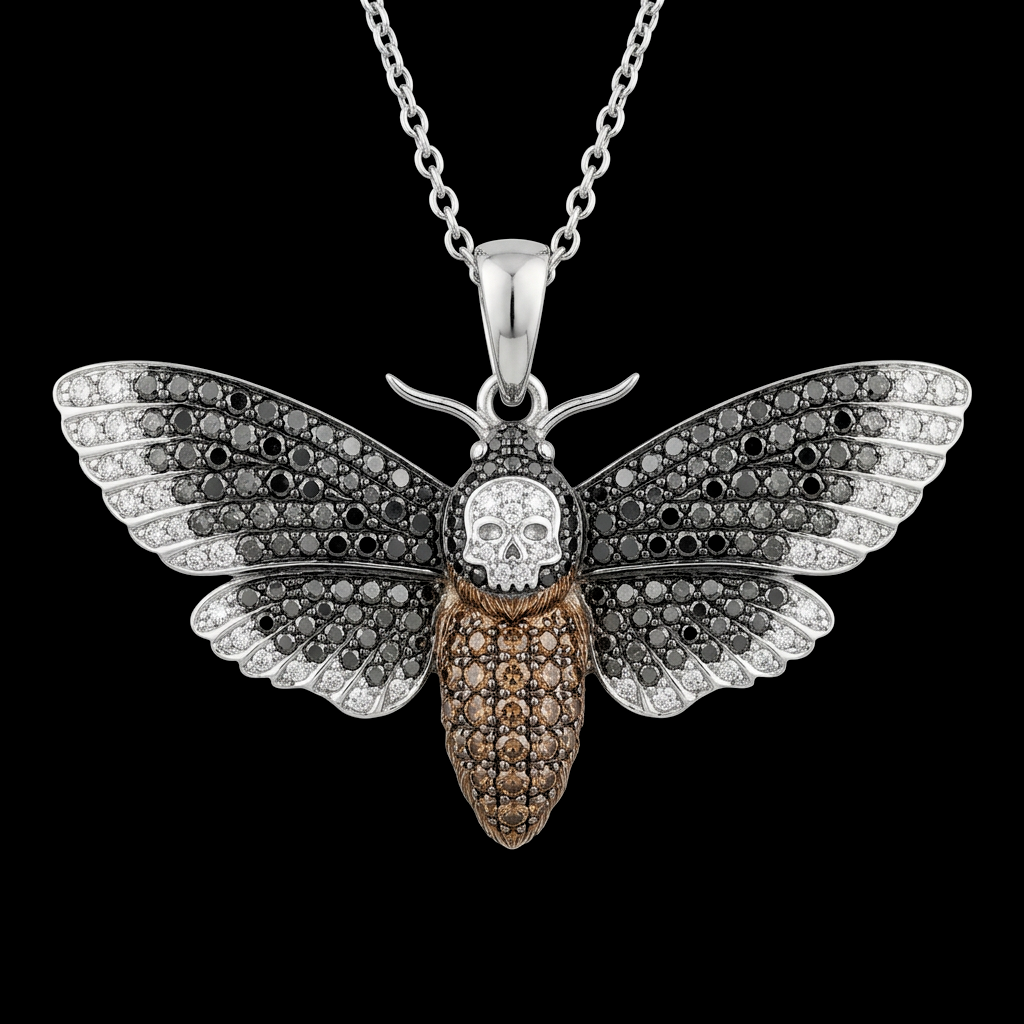 Death's Head Moth Pendant