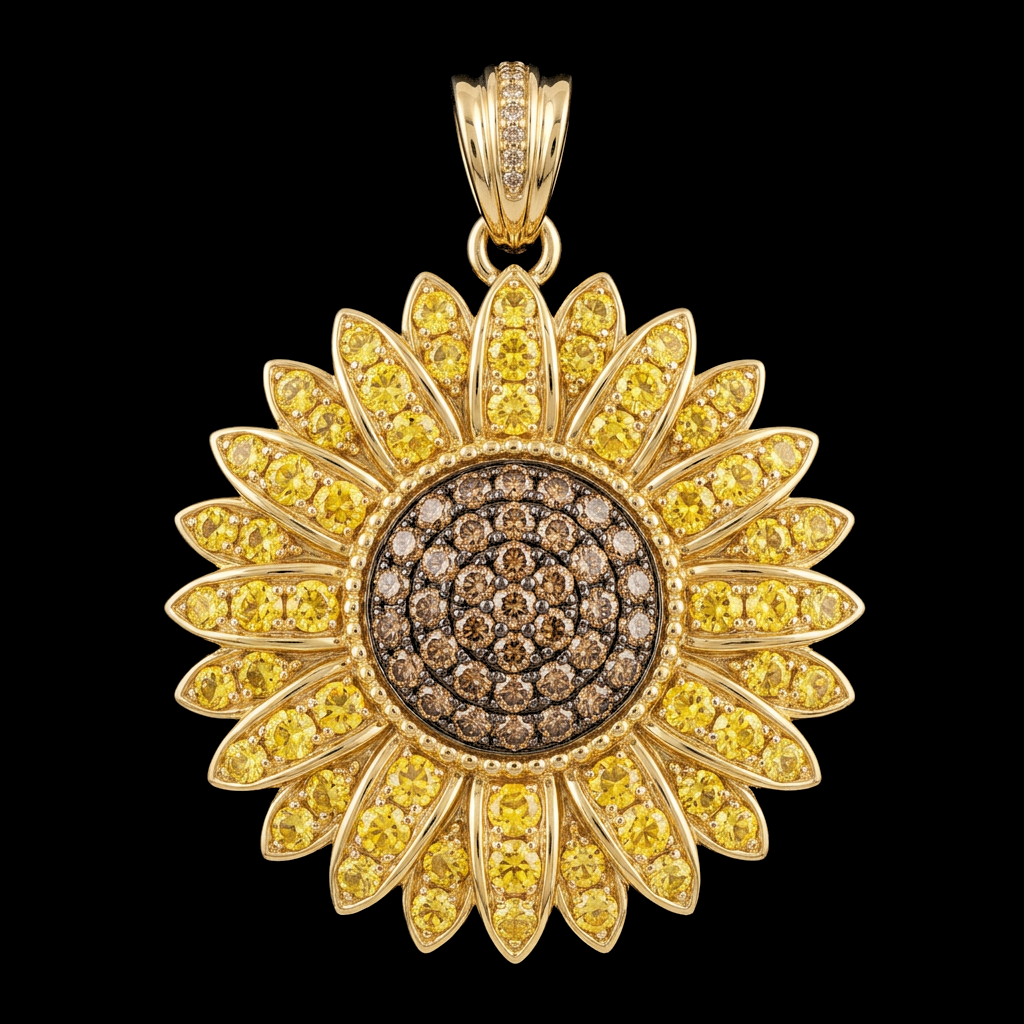 Sunflower Pendant