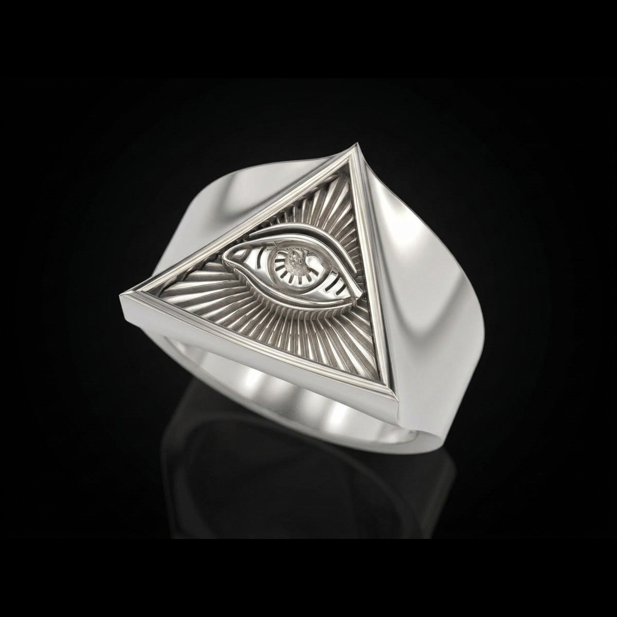All-Seeing Eye Signet Ring