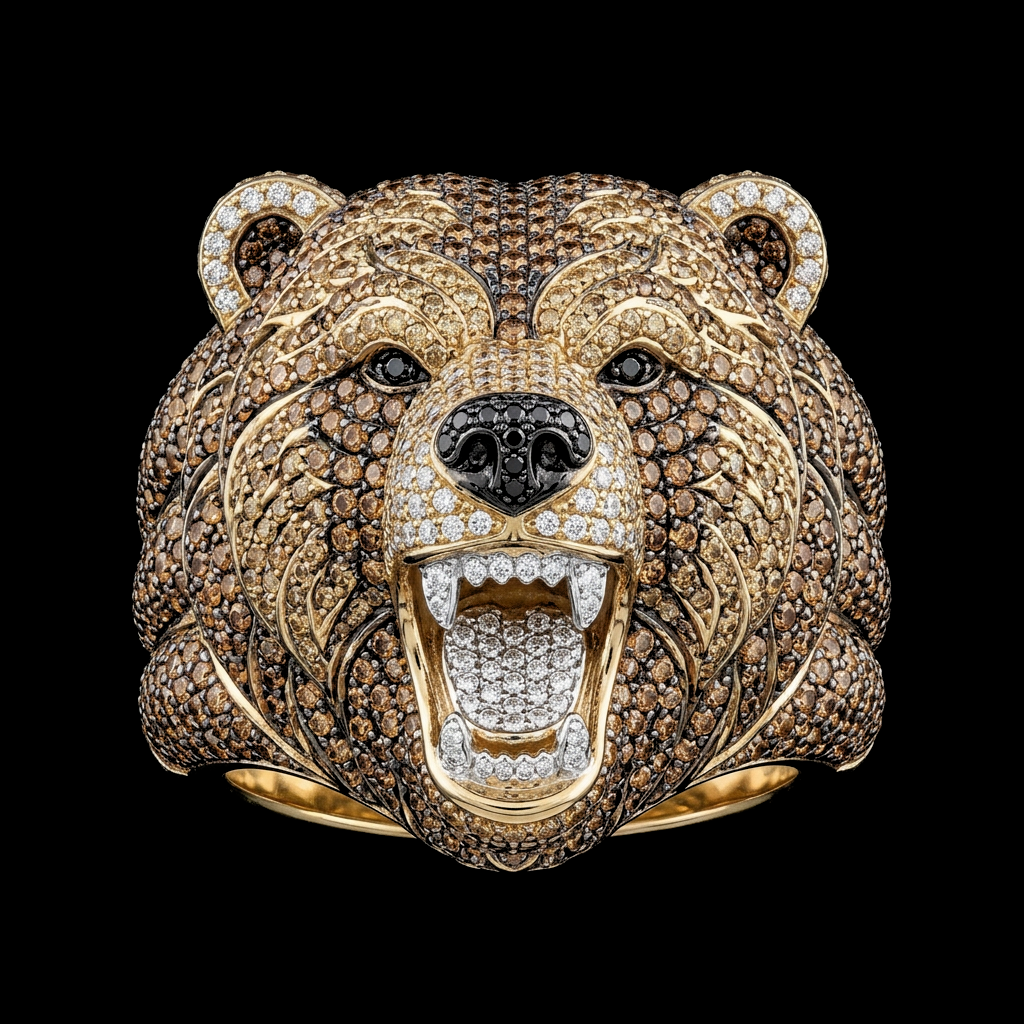 Grizzly Bear Ring