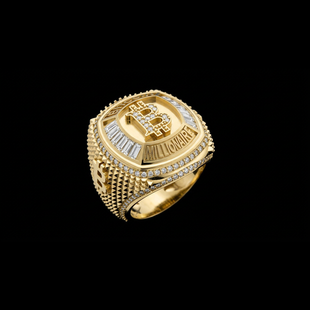 Bitcoin Millionaire Ring