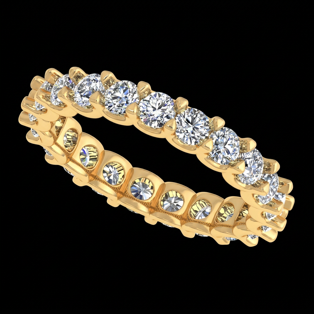 Classic Round Eternity Band