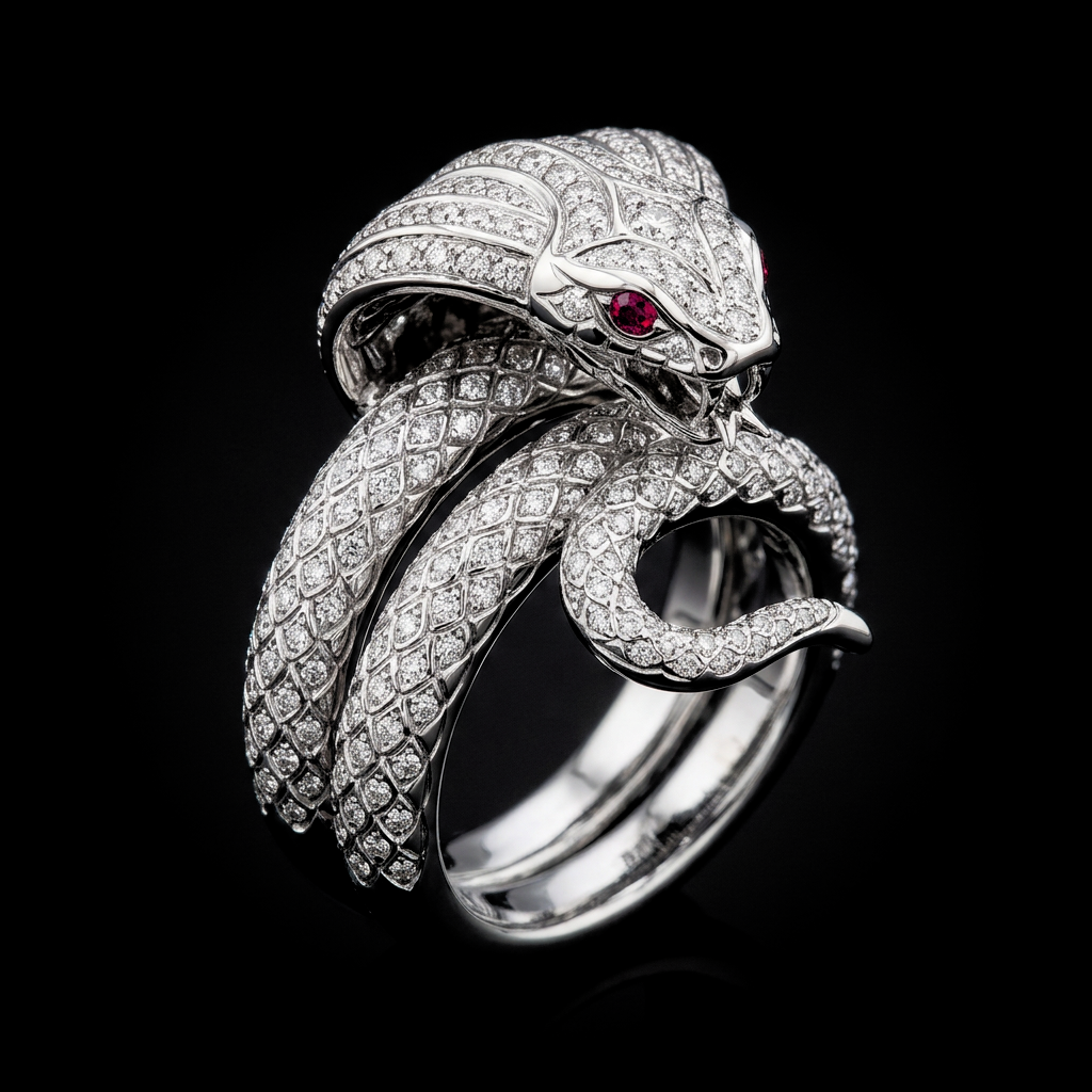 Coiled Cobra Ring