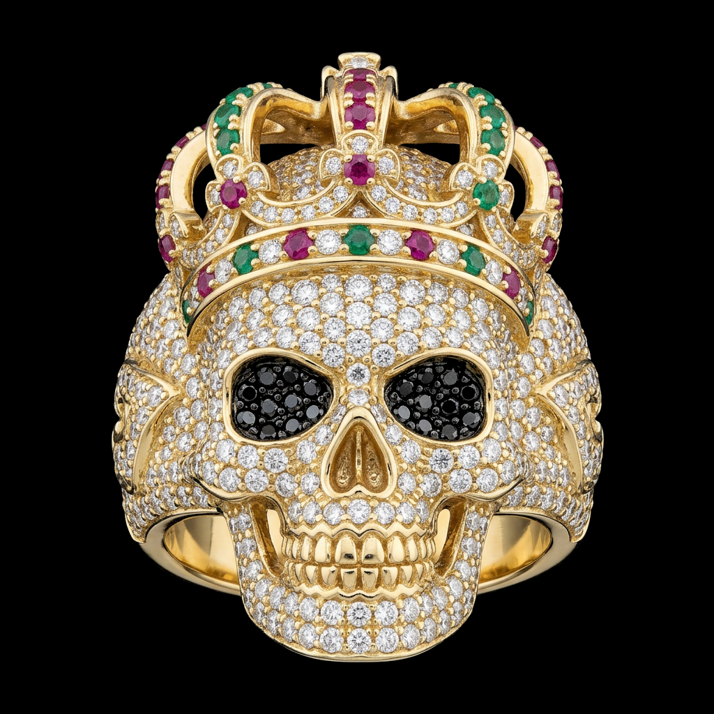 Crowned Skull Ring