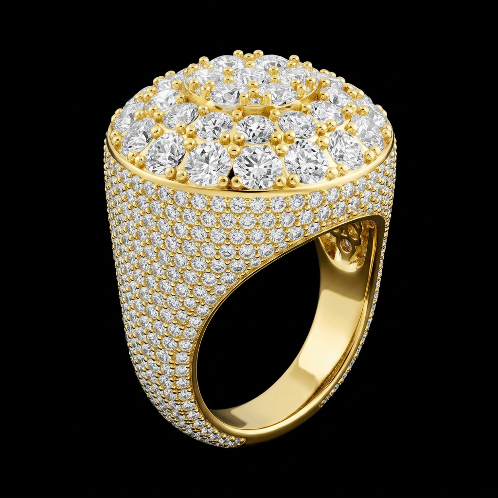 Gold Pointer Pinky Ring