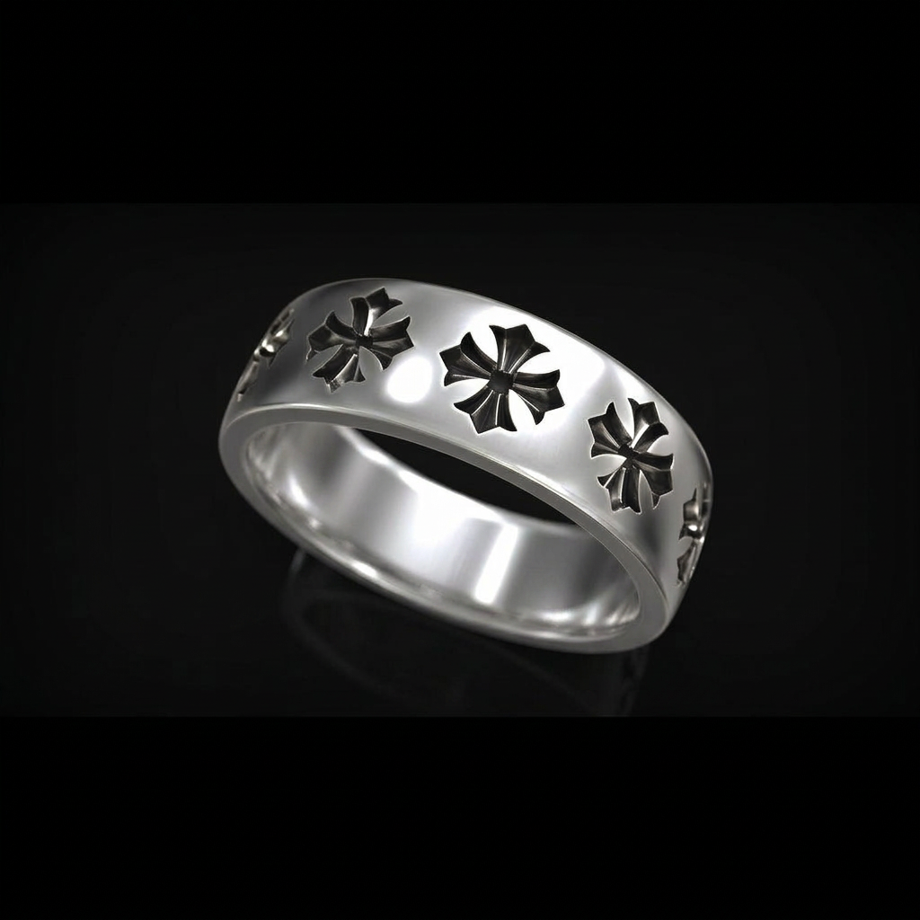 Gothic Cross Cutout Band