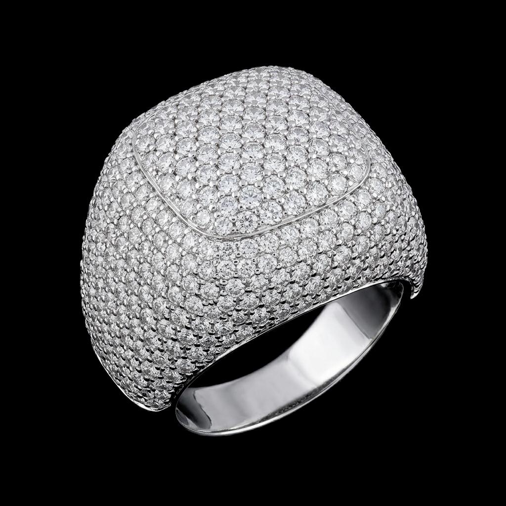 Cushion Dome Pinky Ring