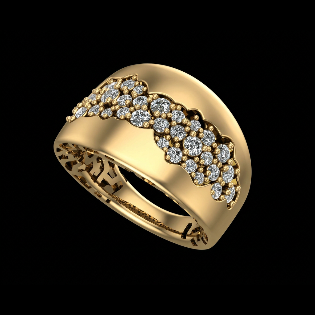 Scalloped Cluster Band