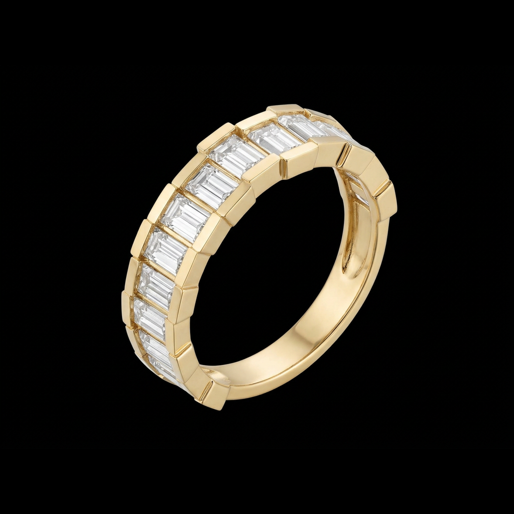 Staggered Baguette Band