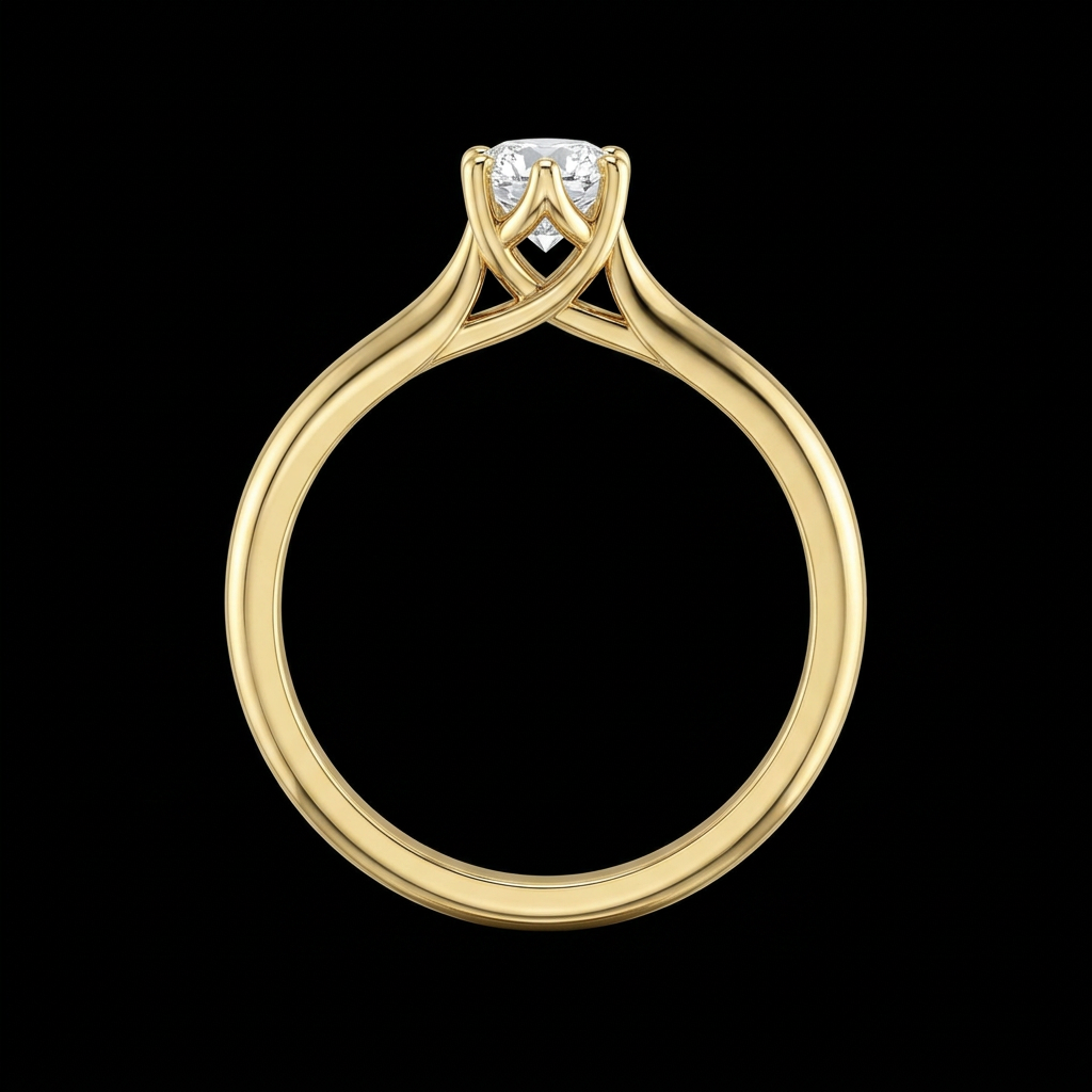 Trellis Solitaire Ring